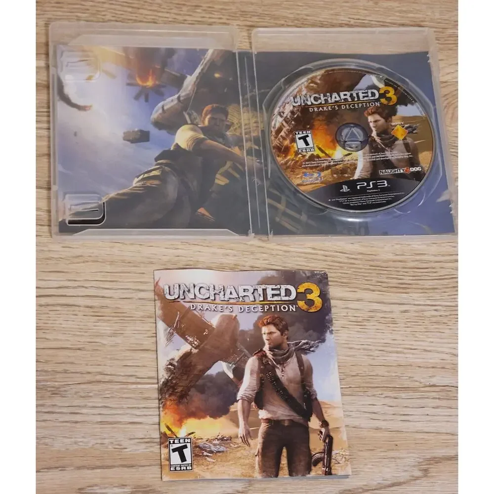Uncharted 3: Drake's Deception (Sony PlayStation 3, 2011) Complete Untested